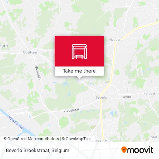 Beverlo Broekstraat plan