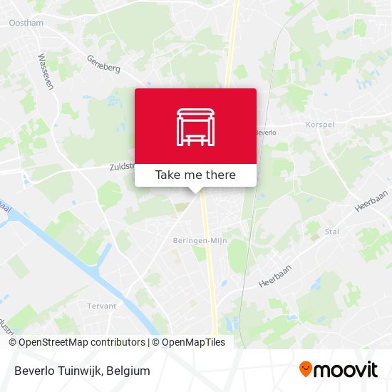 Beverlo Tuinwijk map