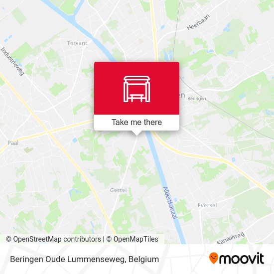 Beringen Oude Lummenseweg plan