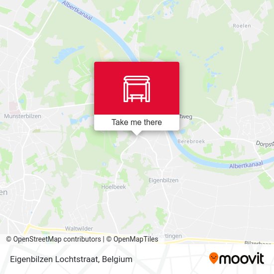 Eigenbilzen Lochtstraat plan