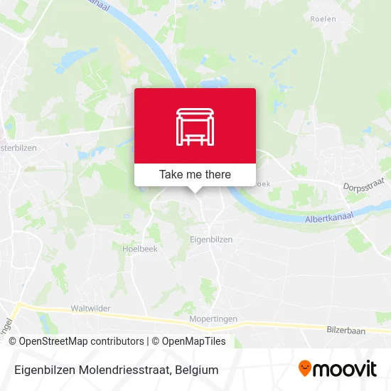 Eigenbilzen Molendriesstraat plan