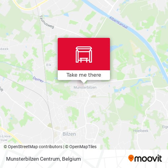 Munsterbilzen Centrum plan