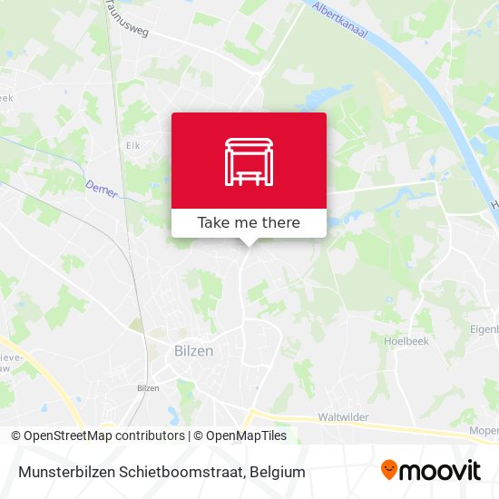 Munsterbilzen Schietboomstraat plan