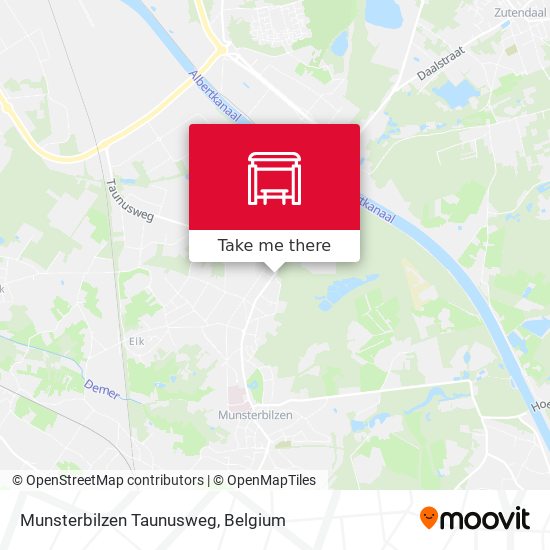 Munsterbilzen Taunusweg plan