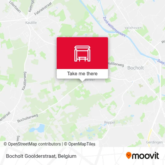 Bocholt Goolderstraat map