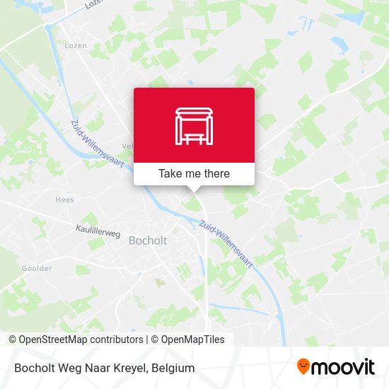 Bocholt Weg Naar Kreyel plan