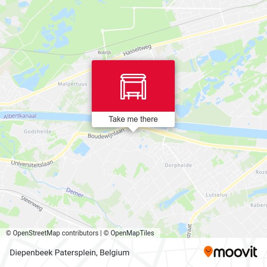 Diepenbeek Patersplein plan