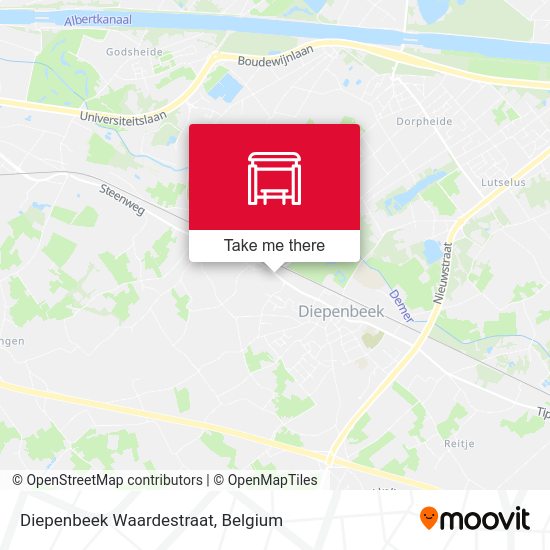 Diepenbeek Waardestraat plan
