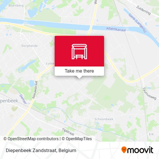 Diepenbeek Zandstraat plan