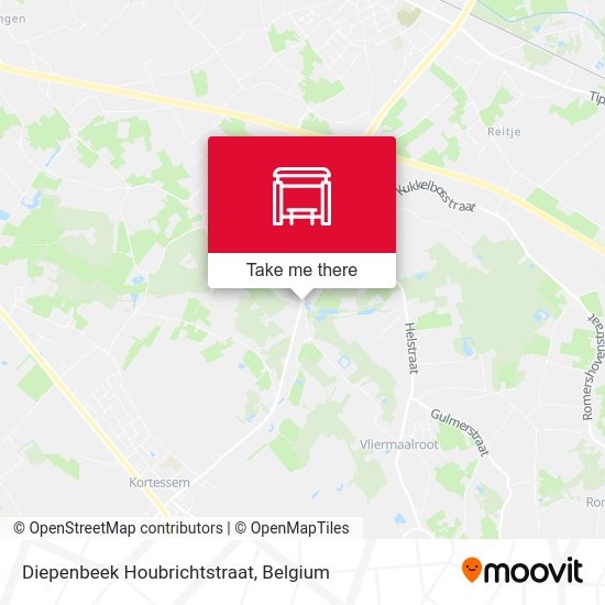 Diepenbeek Houbrichtstraat plan