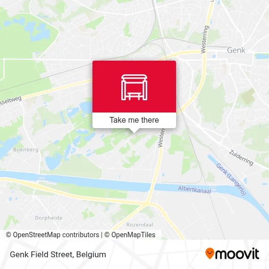 Genk Field Street map
