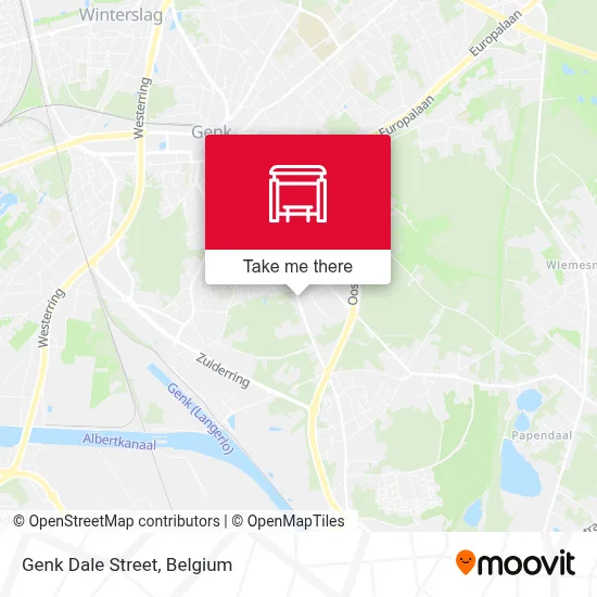 Genk Dale Street map