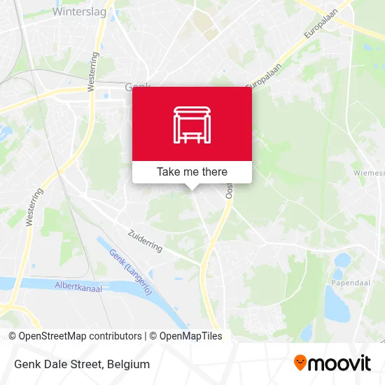 Genk Dale Street map