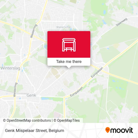Genk Mispelaar Street map