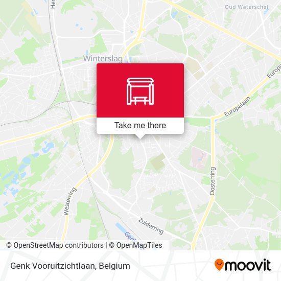 Genk Vooruitzichtlaan plan