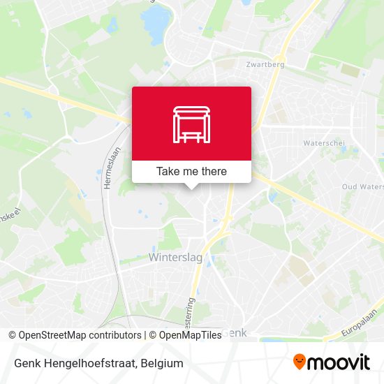 Genk Hengelhoefstraat plan