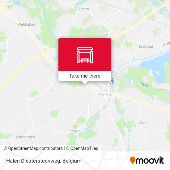 Halen Diestersteenweg plan