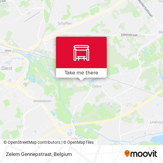 Zelem Gennepstraat map