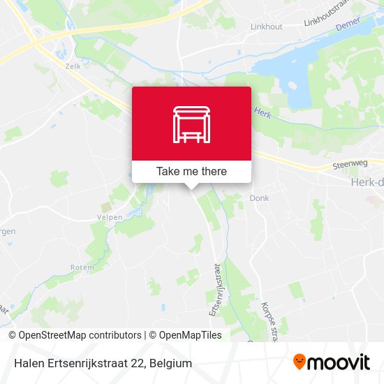 Halen Ertsenrijkstraat 22 plan