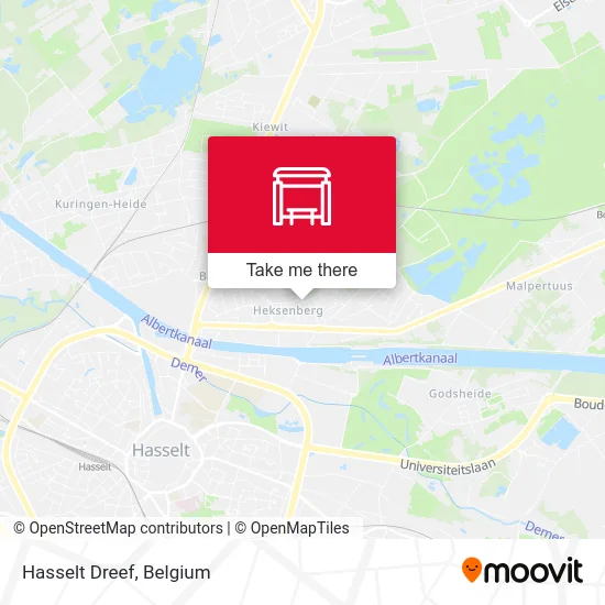 Hasselt Drive map