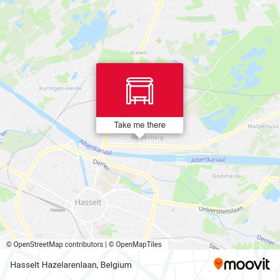 Hasselt Hazelarenlaan plan