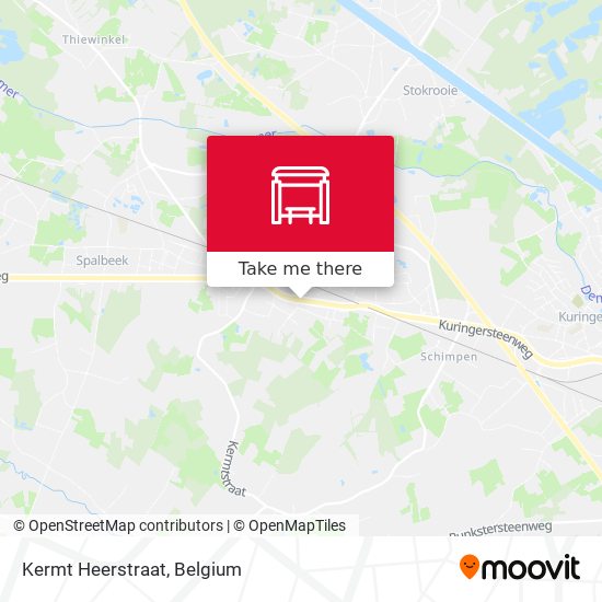 Kermt Heerstraat map