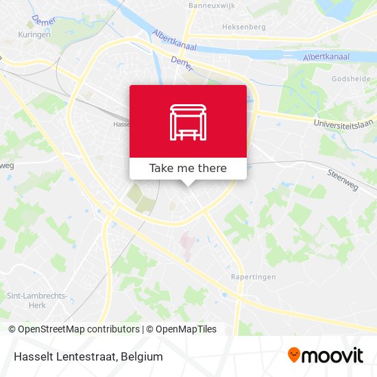 Hasselt Lentestraat plan