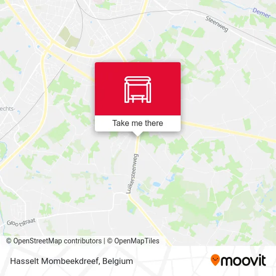 Hasselt Mombeekdreef plan