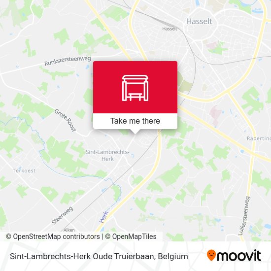 Sint-Lambrechts-Herk Oude Truierbaan map