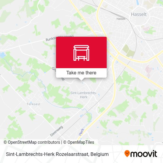 Sint-Lambrechts-Herk Rozelaarstraat map