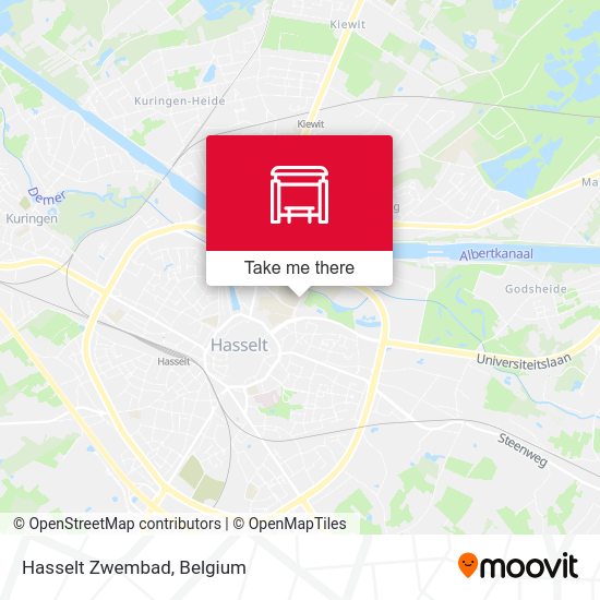 Hasselt Zwembad map