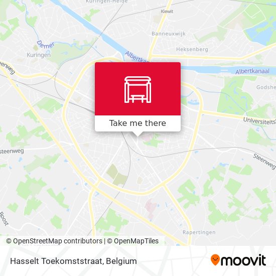 Hasselt Toekomststraat plan