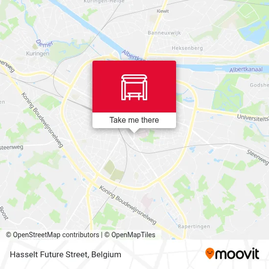 Hasselt Future Street map