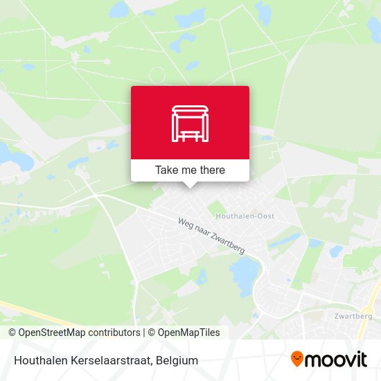 Houthalen Kerselaarstraat map