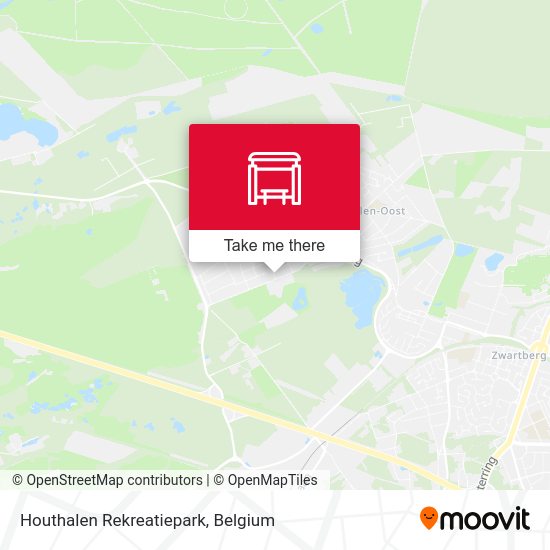 Houthalen Rekreatiepark plan