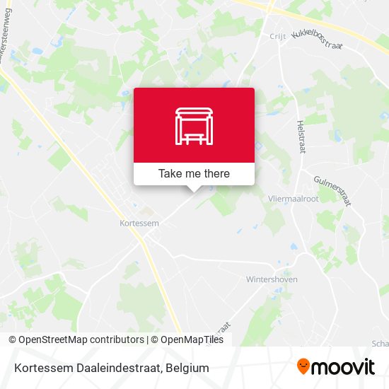 Kortessem Daaleindestraat map