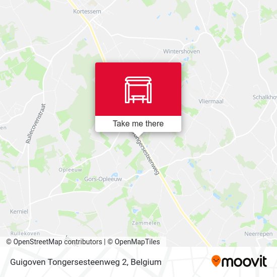 Guigoven Tongersesteenweg 2 plan