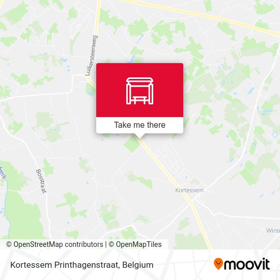 Kortessem Printhagenstraat plan