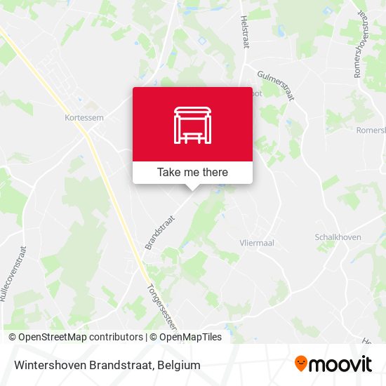 Wintershoven Brandstraat map