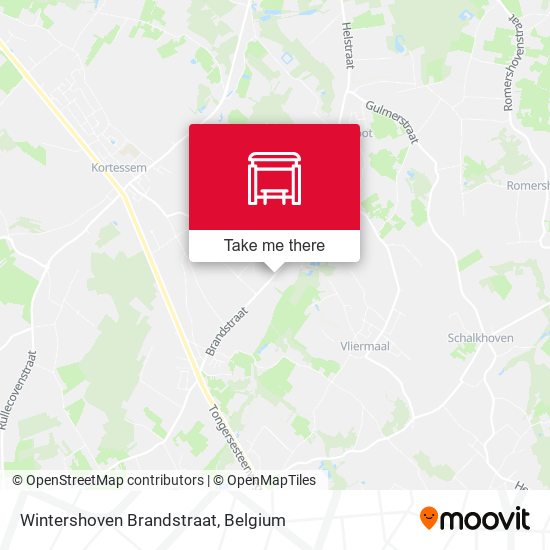 Wintershoven Brandstraat map