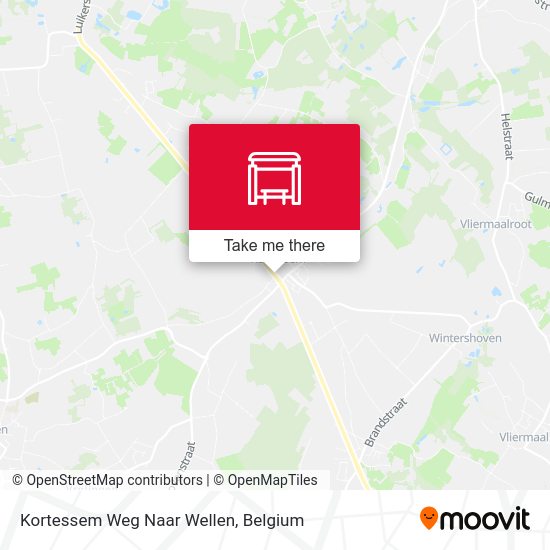 Kortessem Weg Naar Wellen plan