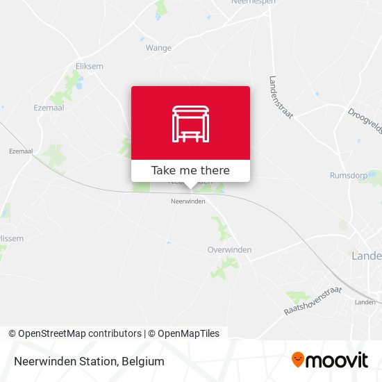 Neerwinden Station map