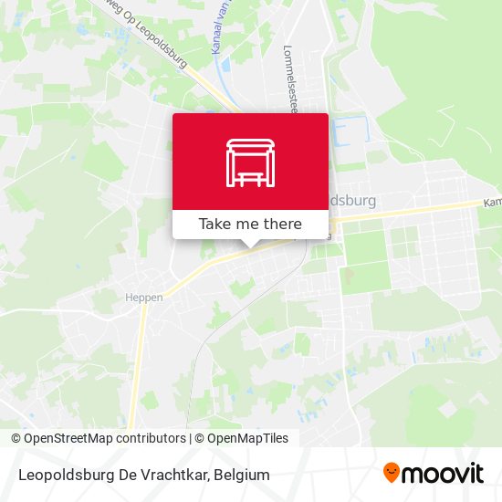 Leopoldsburg De Vrachtkar map