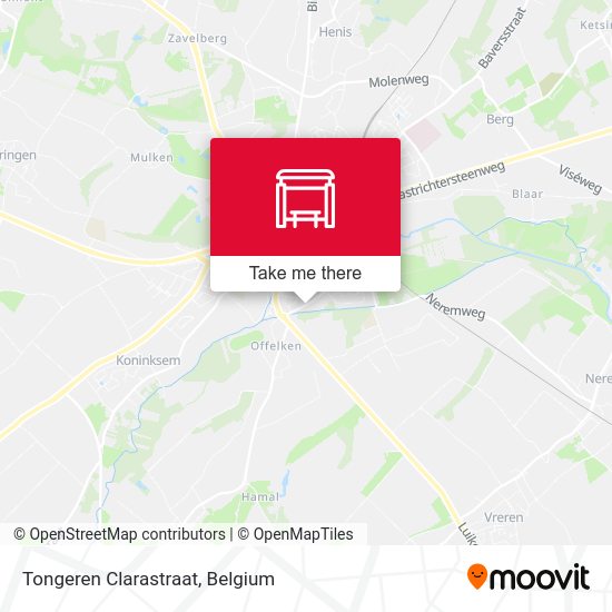 Tongeren Clarastraat map