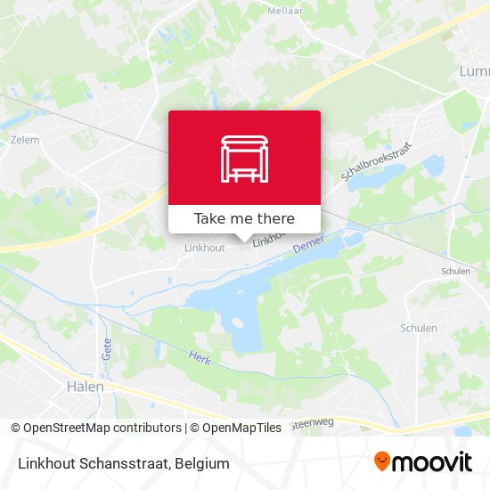 Linkhout Schansstraat map
