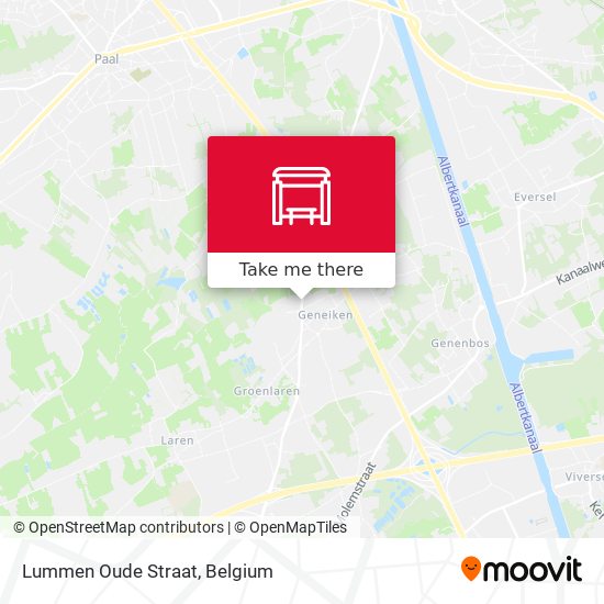 Lummen Oude Straat map