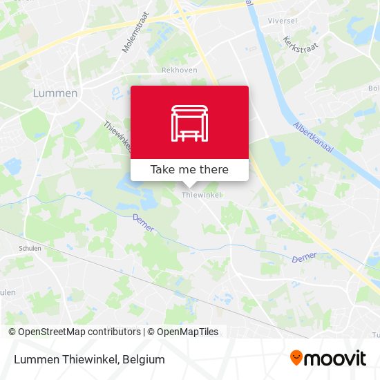 Lummen Thiewinkel map