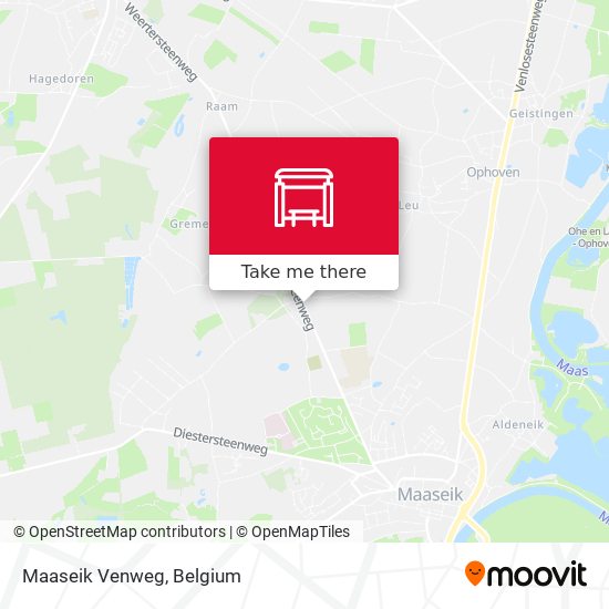 Maaseik Venweg map