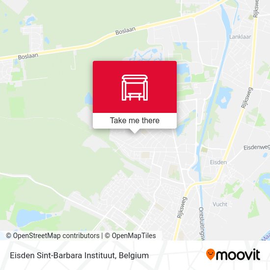 Eisden Sint-Barbara Instituut map