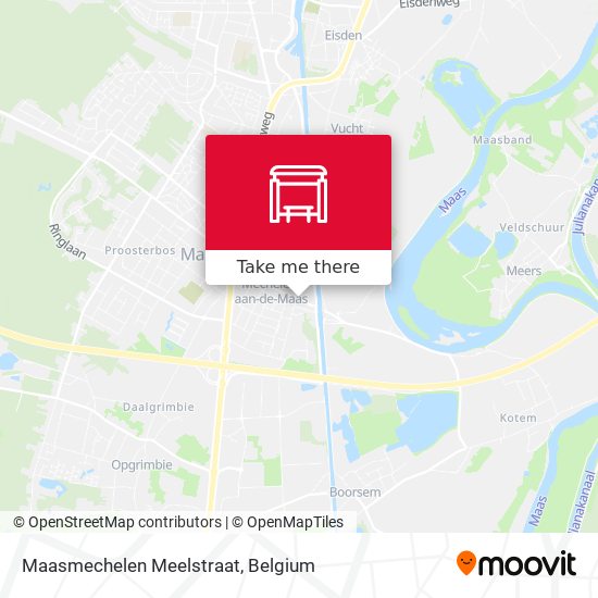 Maasmechelen Meelstraat map